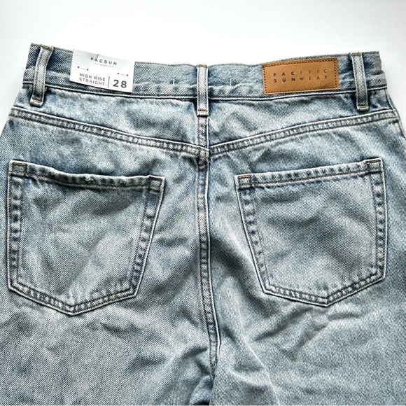 🌸NWT Women’s PacSun High Rise Straight Jeans. Size: 28 - Picture 9 of 16